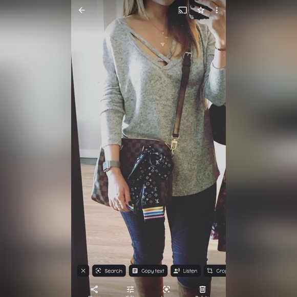 *SOLD* Louis Vuitton Speedy 25 Ebene Bandouliere Handbag Crossbody - Picture 4 of 17